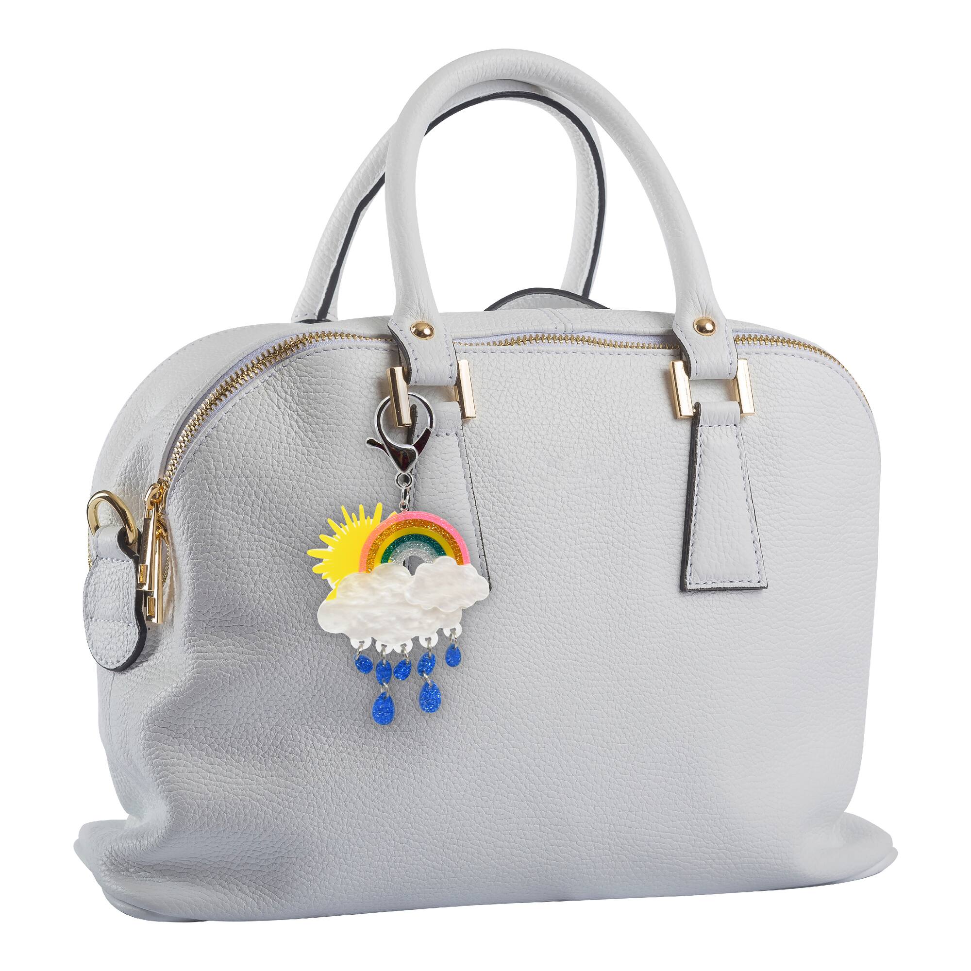 Blue Moon Studio™ Rainbow Cloud Bag Charm